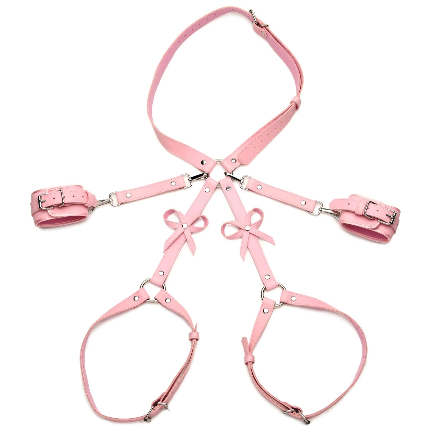 "Bondage Harness With Bows - Medium/large - Pink STR-AH089-ML"