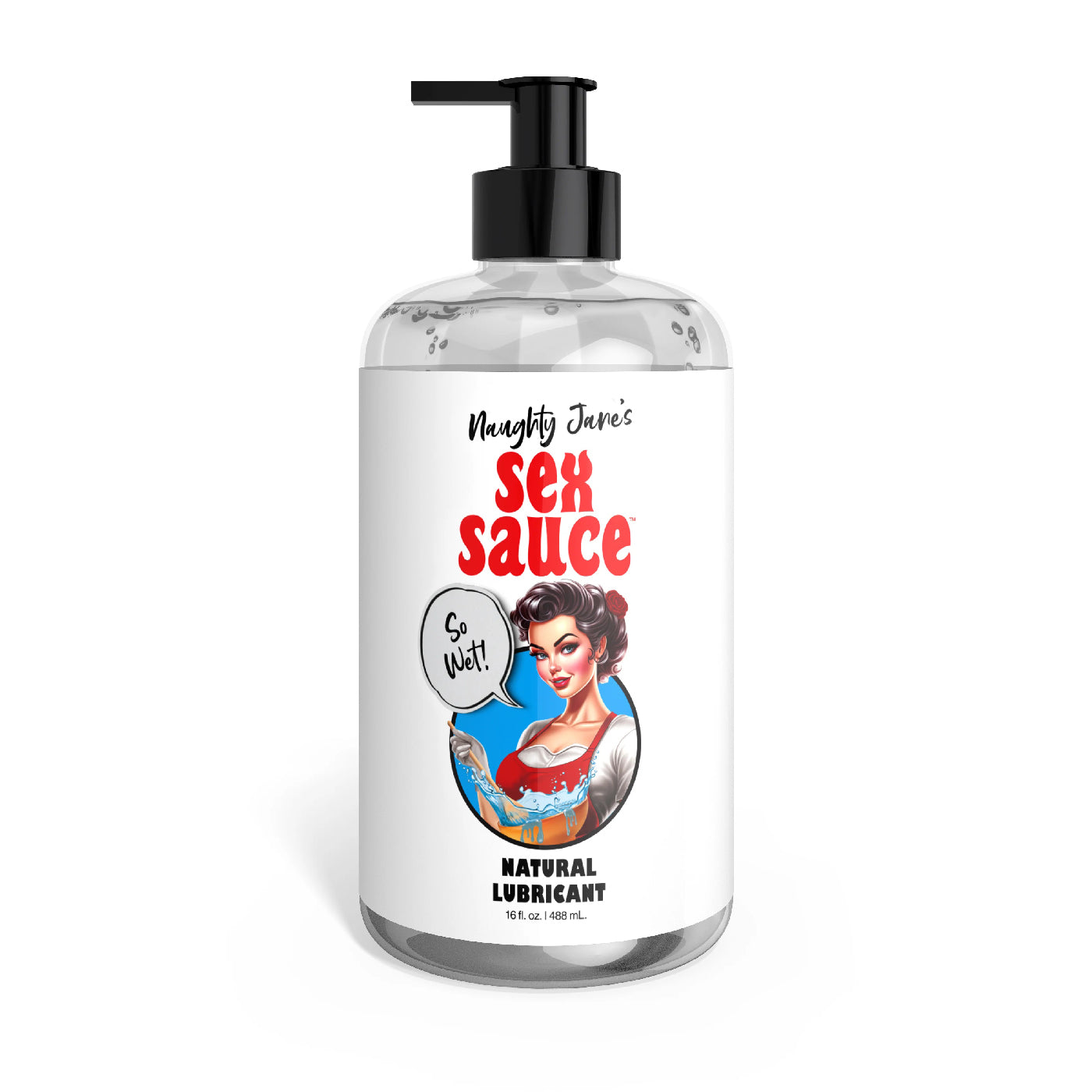 "Naughty Jane's Sex Sauce Natural Lubricant 16oz NJ-AH396-16OZ"