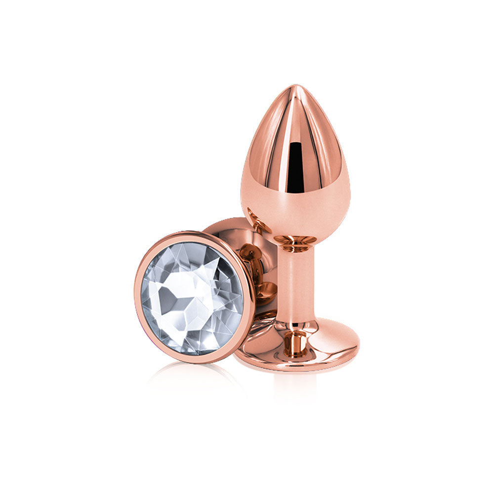 "Rear Assets - Rose Gold - Small - Clear NSN0961-11"