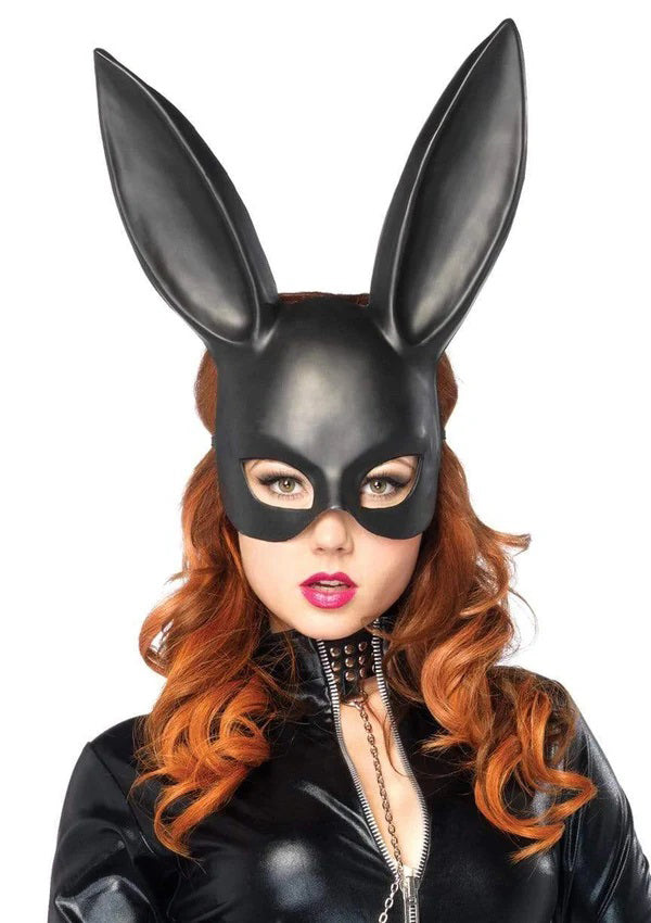 "Masquerade Rabbit Mask - Os - Black LA-2628OSBLK"