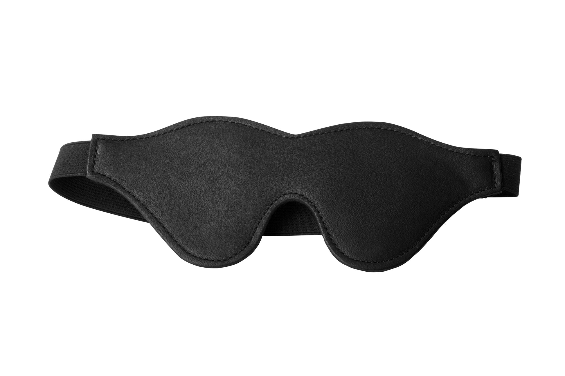 "Black Fleece Lined Blindfold STR-AE924"