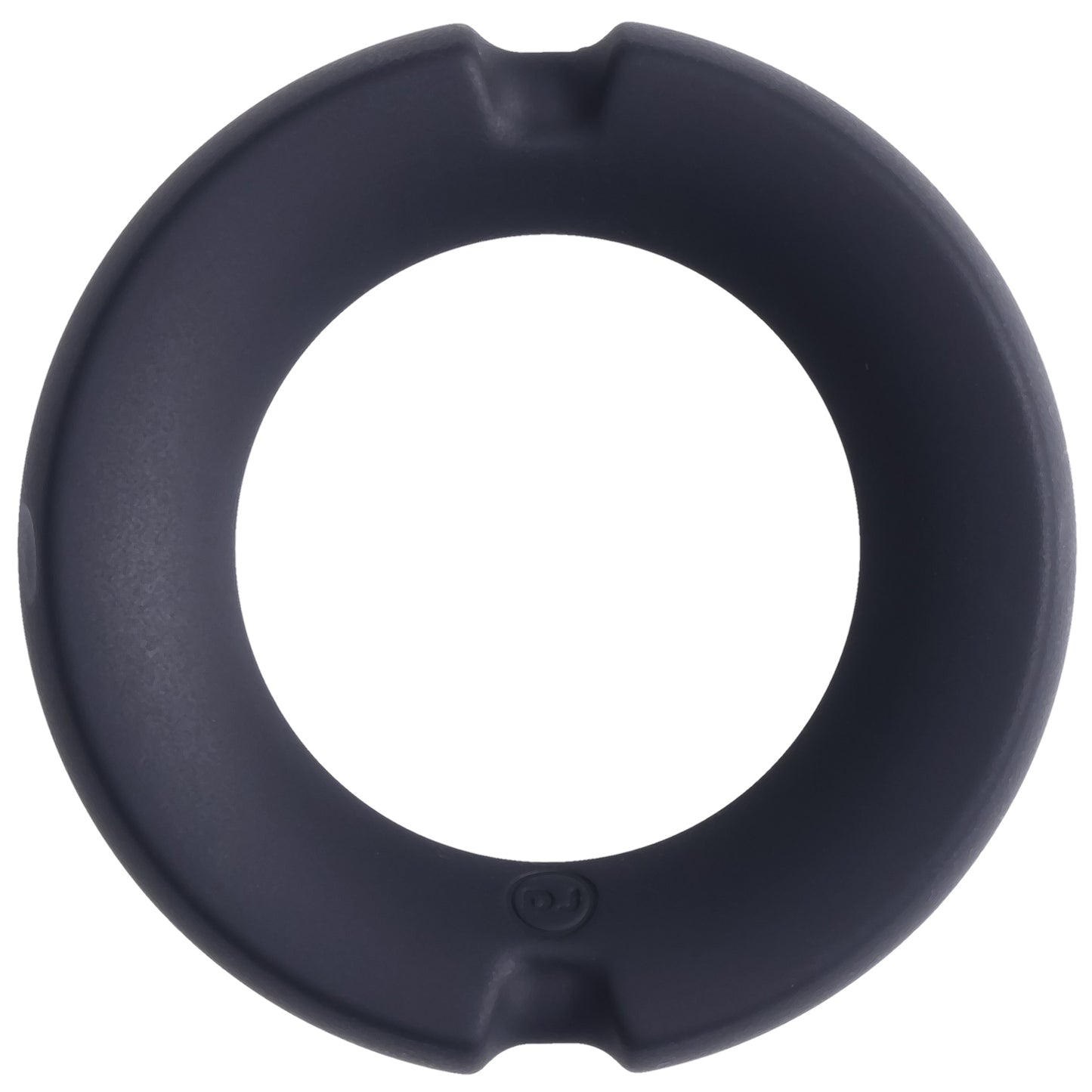 "Merci - the Paradox - Silicone Covered Metal Cock Ring - 35mm - Black DJ2402-38-BX"