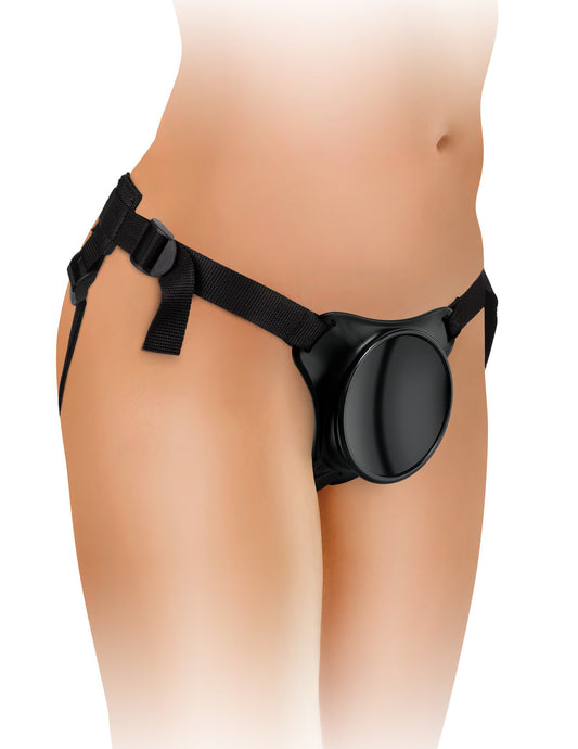 "King Cock Elite Beginner's Body Dock Strap-on Harness - Black PDBD101-23"