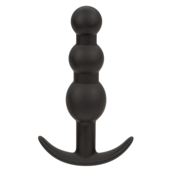 "Boundless Vibrating Beaded Plug - Black SE2700532"