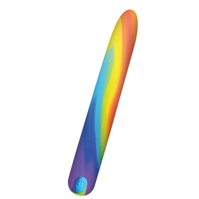 "Rainbow Silicone Vibrator BNG-AH709"